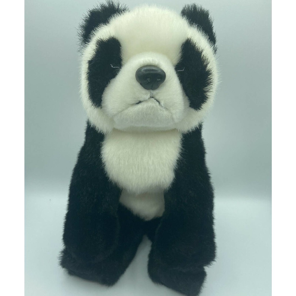 Panda Bear Plush Stuffed Animal 14" Ty 1999 Panda Peking Beanie Buddy Bear